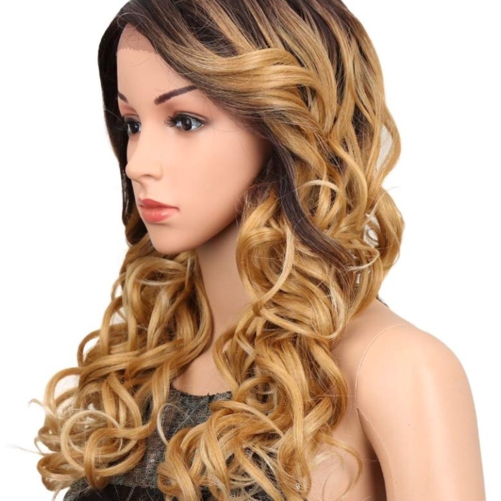 💫CASIE 22” BROWN BLONDE OMBRÉ LACE FRONT Wig💫NWT - Picture 8 of 8
